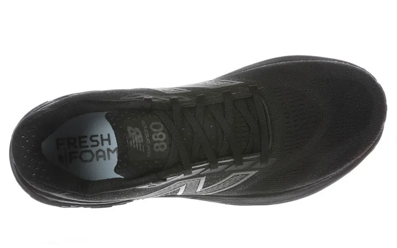 athletic clubs beach - specific shoes Fresh Foam X 880v15 - Black with Black Metallic - Men's