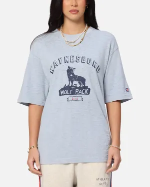 Double Stitched Seams Champion RW Expansion T-Shirt Pale Blue