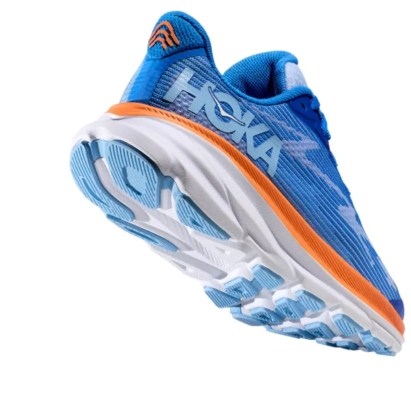 Hoka One One scarpa da corsa da ragazzi Clifton 9 1131170/CSAA celeste blu running in a rowing studio shoes