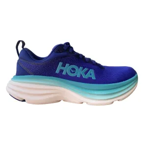 narrow - fit Slip Resistant Tech Hoka One One scarpa da corsa da donna ammortizzata Bondi 8 1127952/BBES blu scuro-blu chiaro