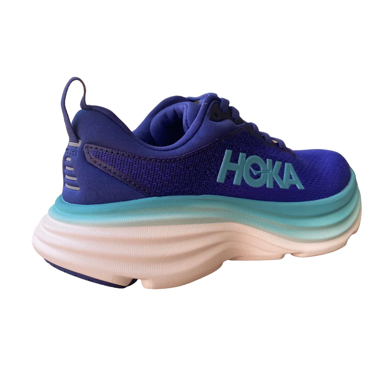 Rebound Enhancer Hoka One One scarpa da corsa da donna ammortizzata Bondi 8 1127952/BBES blu scuro-blu chiaro