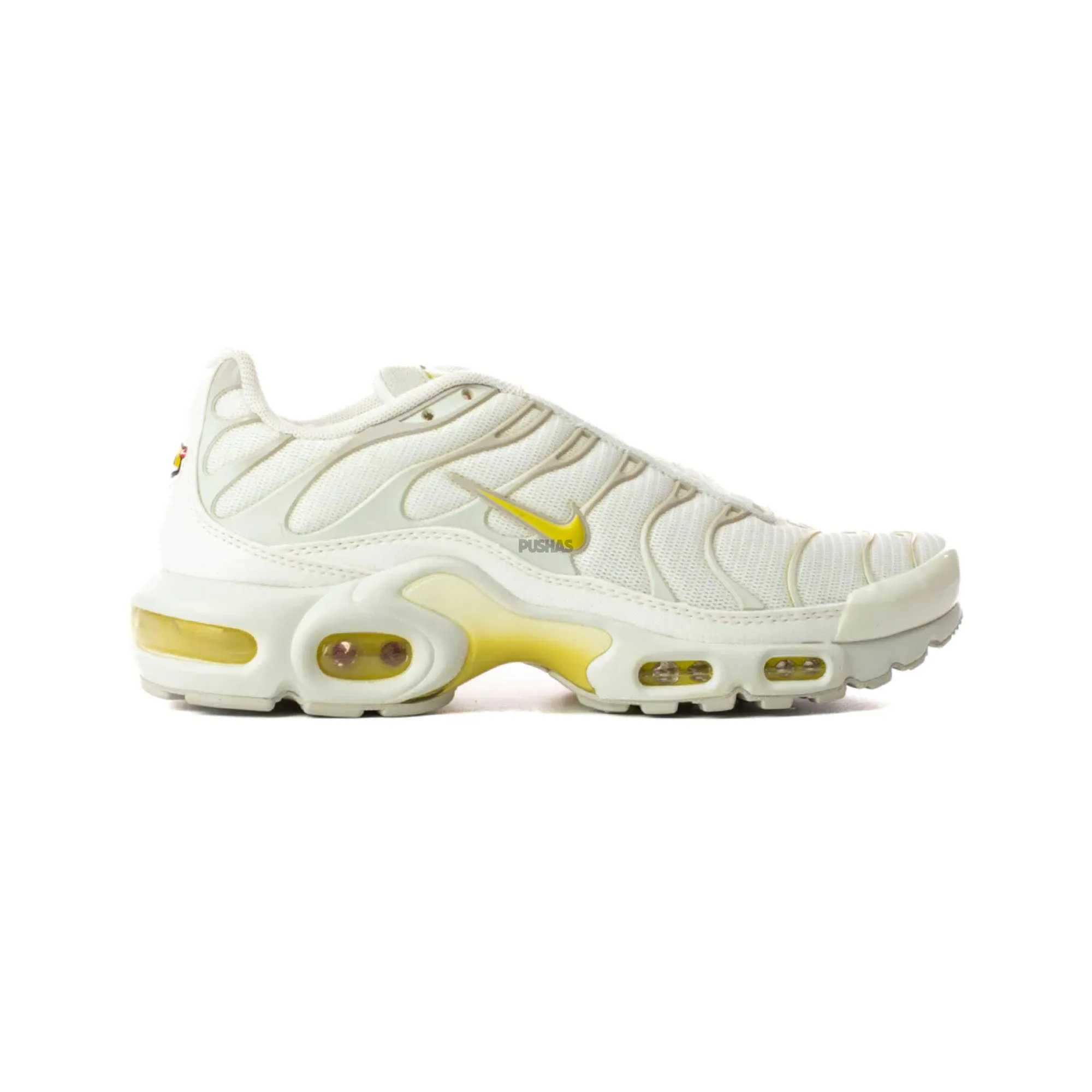 Nike Air Max Plus TN 'White Bone Celery' Women's (2021) Wide toe box