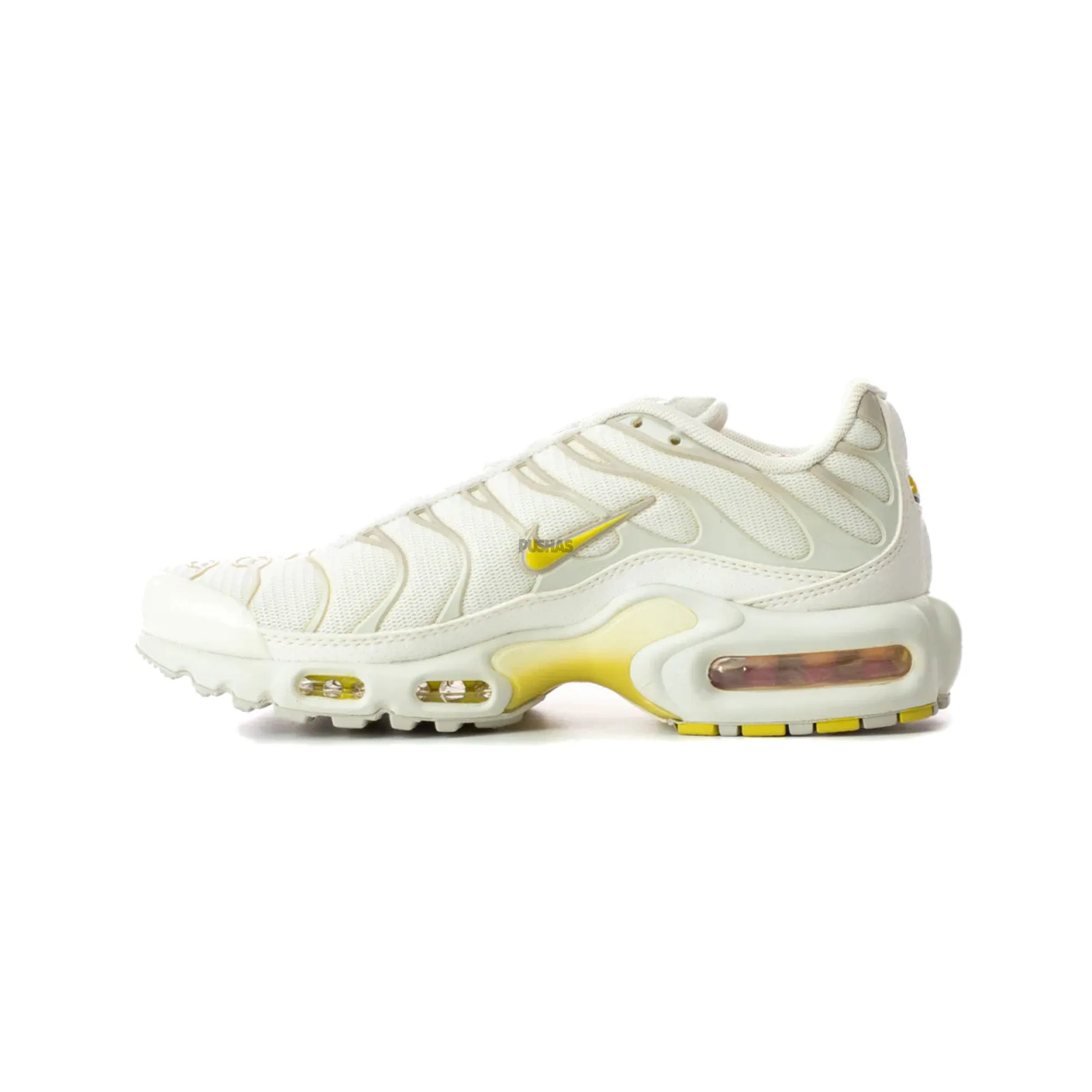 Nike Air Max Plus TN 'White Bone Celery' Women's (2021) cold weather running shoes fitness shoes
