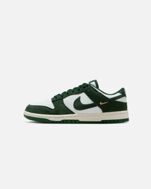 Nike Women's Dunk Low "Suede Pack" White/Green Flexibility Feature