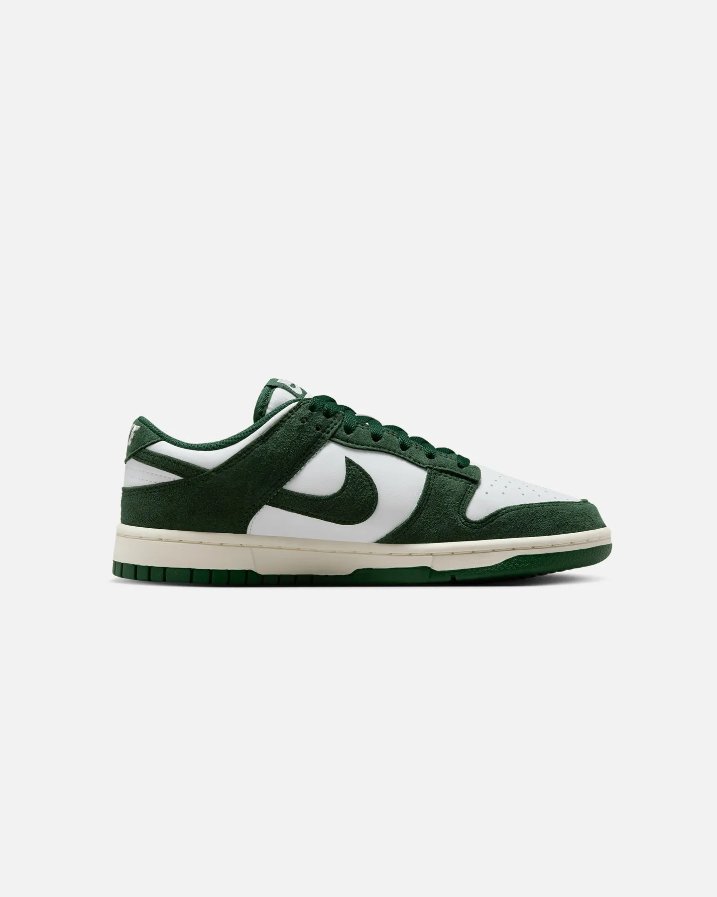 Comfort Strap Slip Resistant Traction Nike Women's Dunk Low "Suede Pack" White/Green