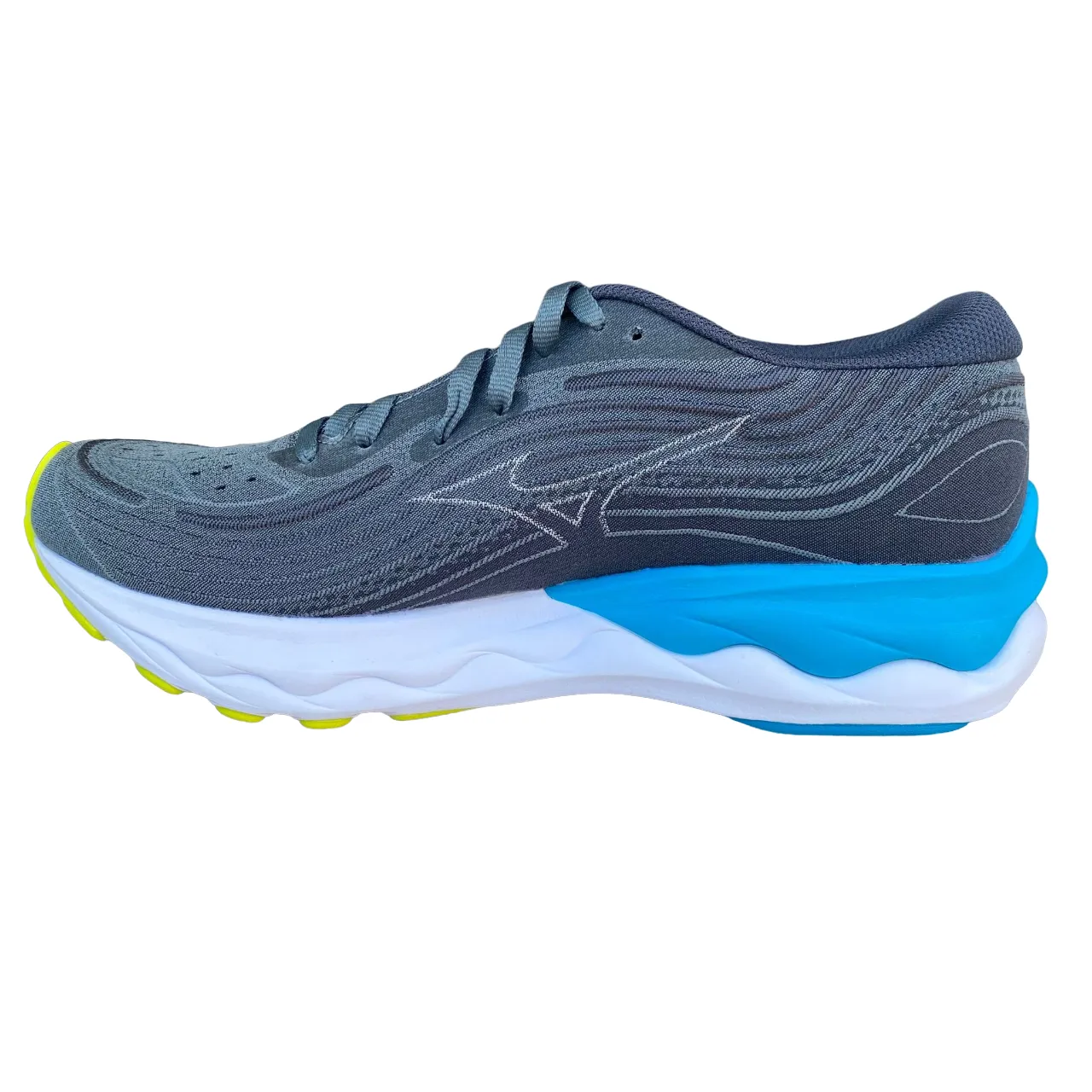 Running Club responsive running shoes Mizuno scarpa da corsa da uomo ultra morbida Wave Skyrise 4 grigioblu- blu perla