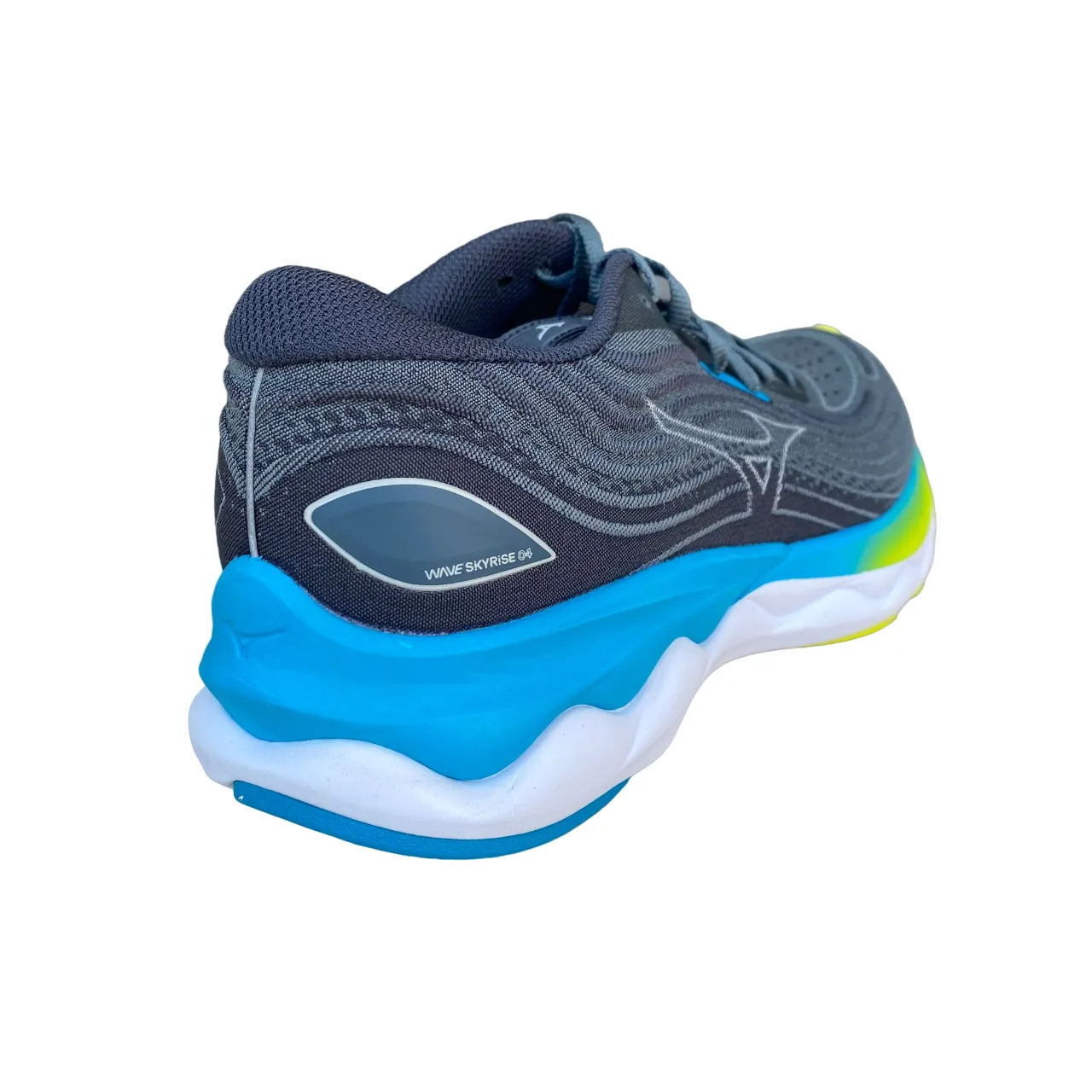Energy Returning Foam spring running shoe ambience Mizuno scarpa da corsa da uomo ultra morbida Wave Skyrise 4 grigioblu- blu perla