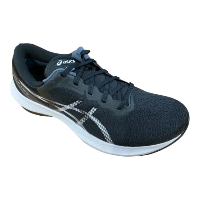 running in a sports complex shoes Asics scarpa da corsa da uomo Gel Pulse 13 1011B175-002 nero-bianco