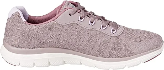Skechers scarpa da Fitness da donna Flex Appeal 4.0 Fresh Move 149570-MVE mauve Reliable Performance Adaptive Lacing