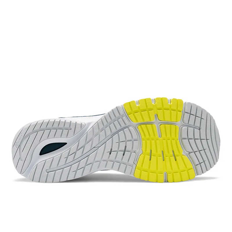 860v10 - Supercell with Orion Blue and Sulphur Yellow - Men's Soft Cushioning elevated - heel - feature shoes