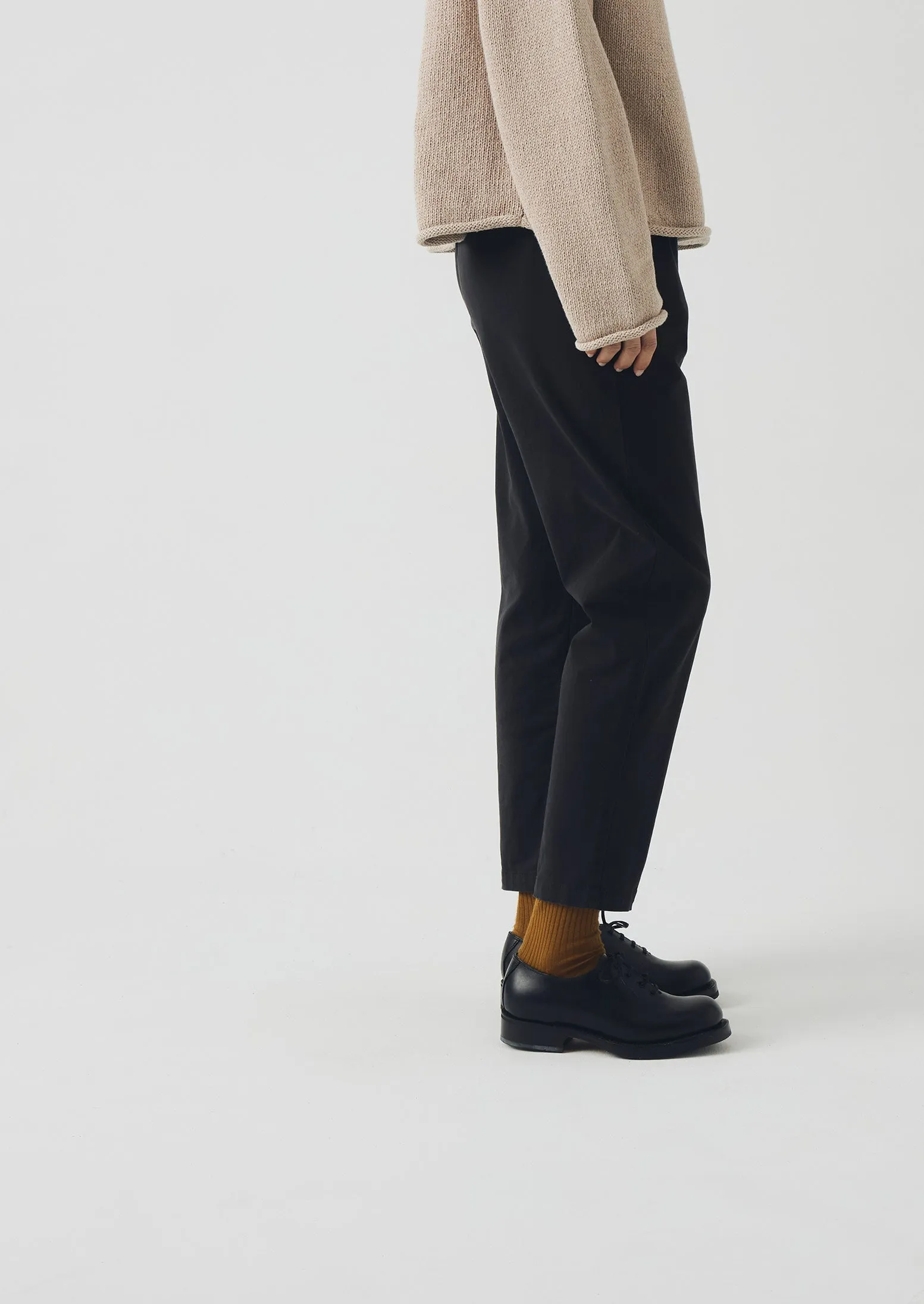 Outdoor Gear Sleek Style Gabi Cotton Pull On Pants | Soft Black