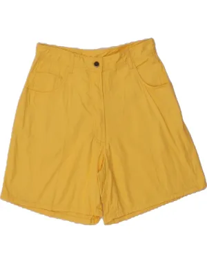 HENNES Womens Casual Shorts IT 40 Small W28  Yellow cardigan Cycling shorts