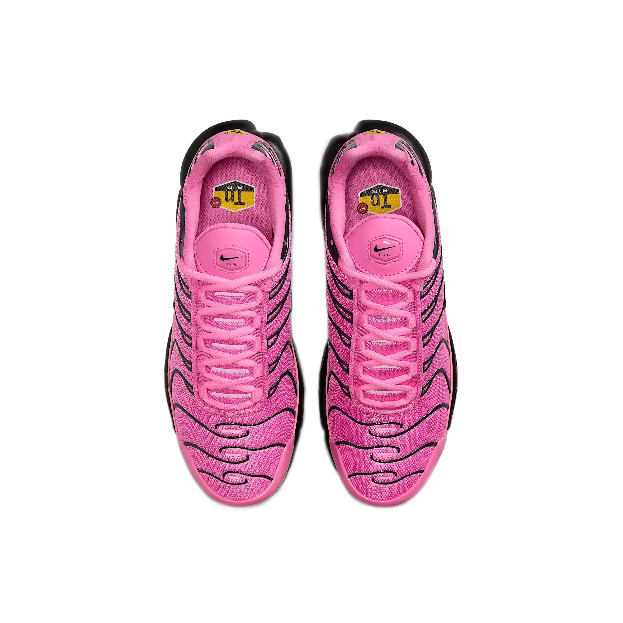 Nike Air Max Plus TN 'Pink Black' Women's (2024) Lightweight Foam Construction