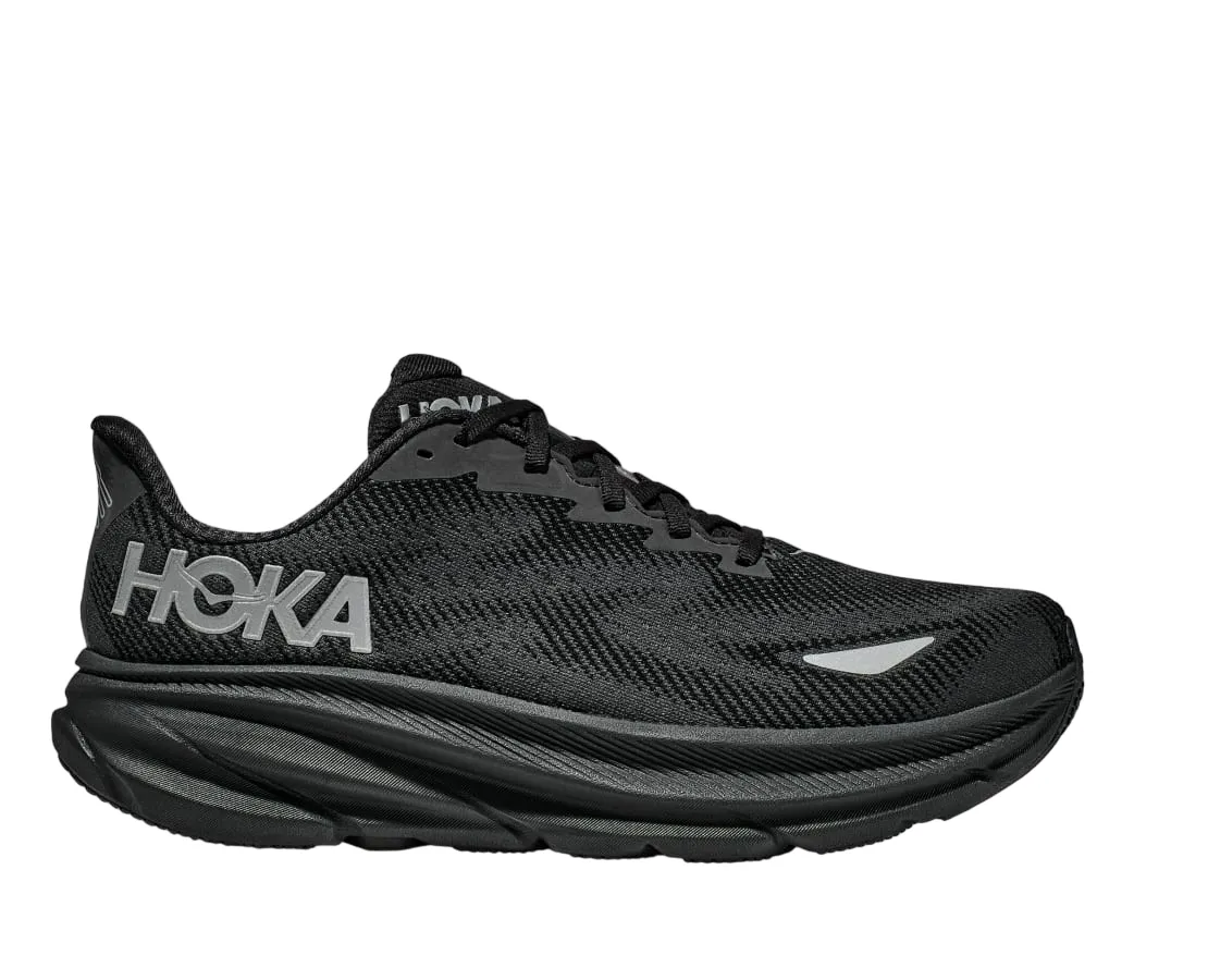 Marathon running Hoka One One scarpa da corsa da uomo in Gore-Tex Clifton 9 GTX 1141470F/BBLC nero