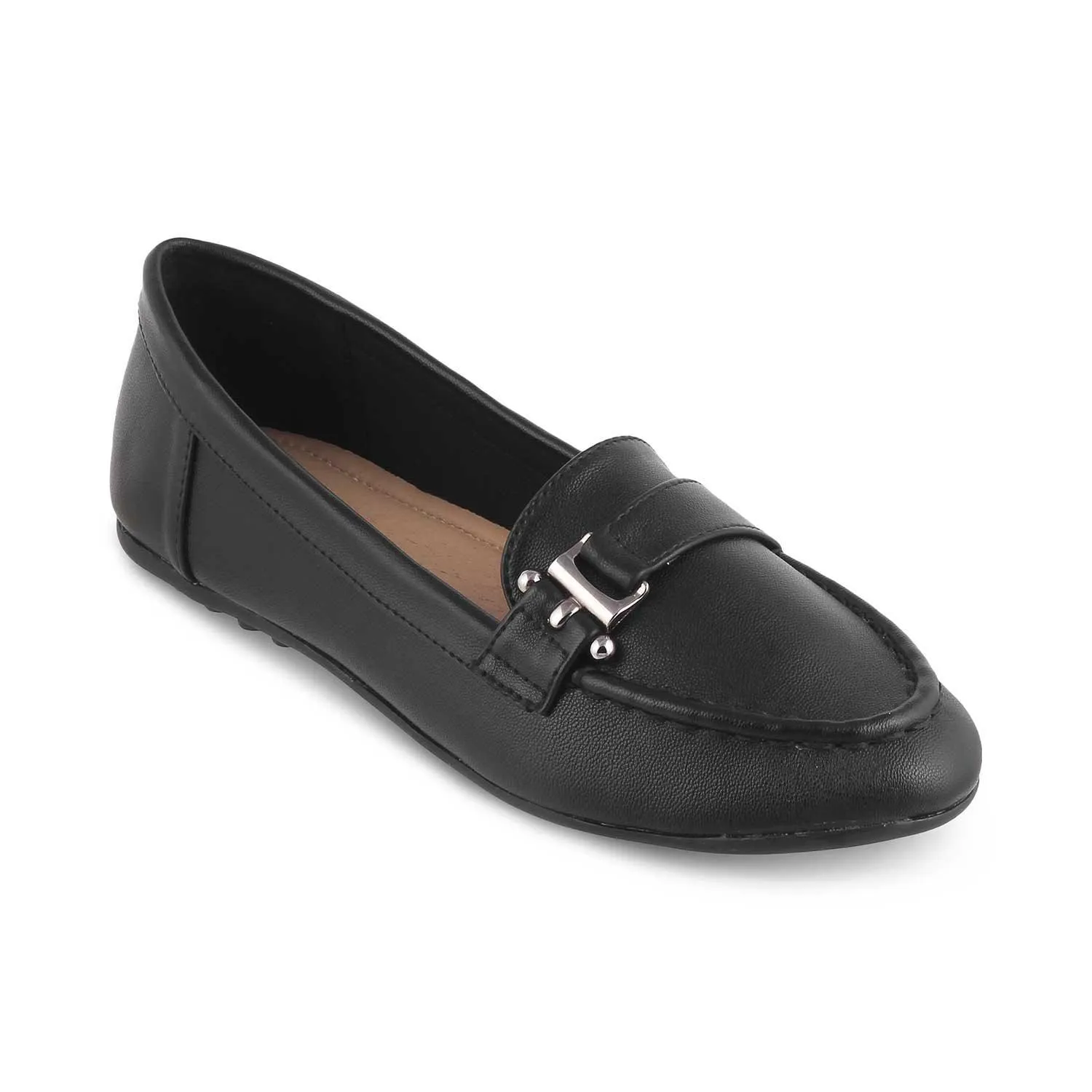 Tresmode Sativa Black Women's Dress Loafers Toe Fit slow life