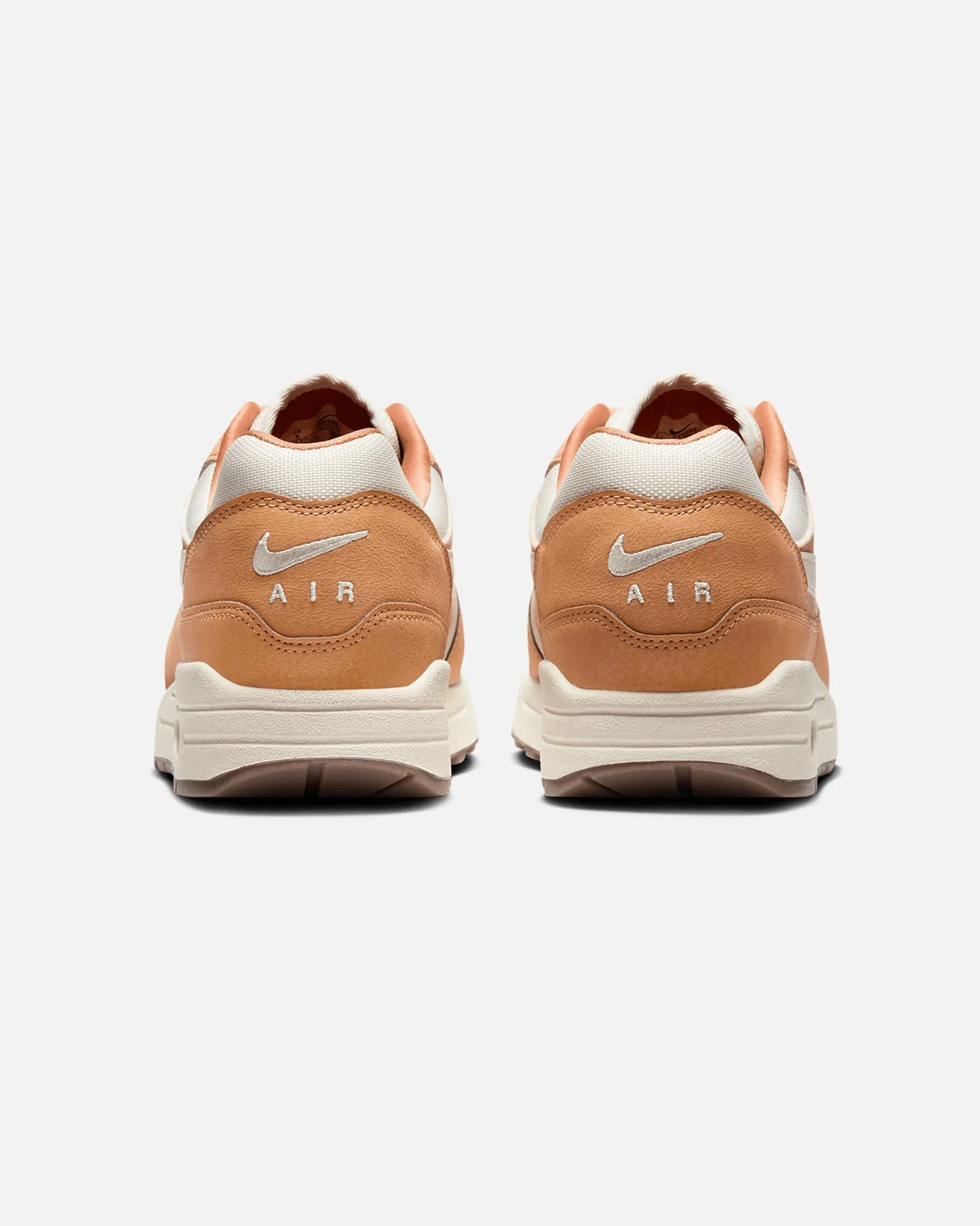 Injury Safe Clean White Nike Women's Air Max 1 '87 Flax