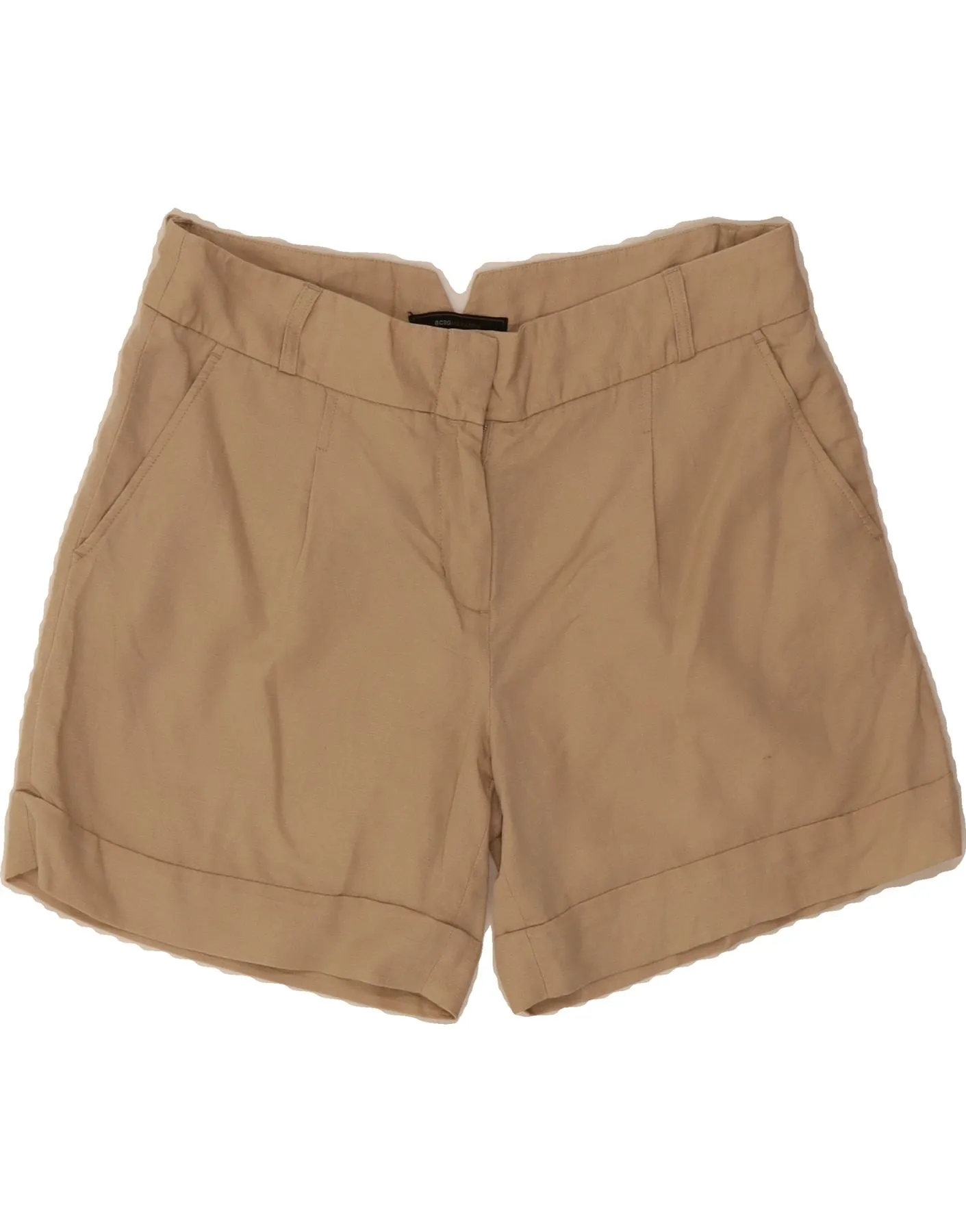 Travel Wear BCBGMAXAZRIA Womens Chino Shorts US 6 Medium W32  Beige Lyocell