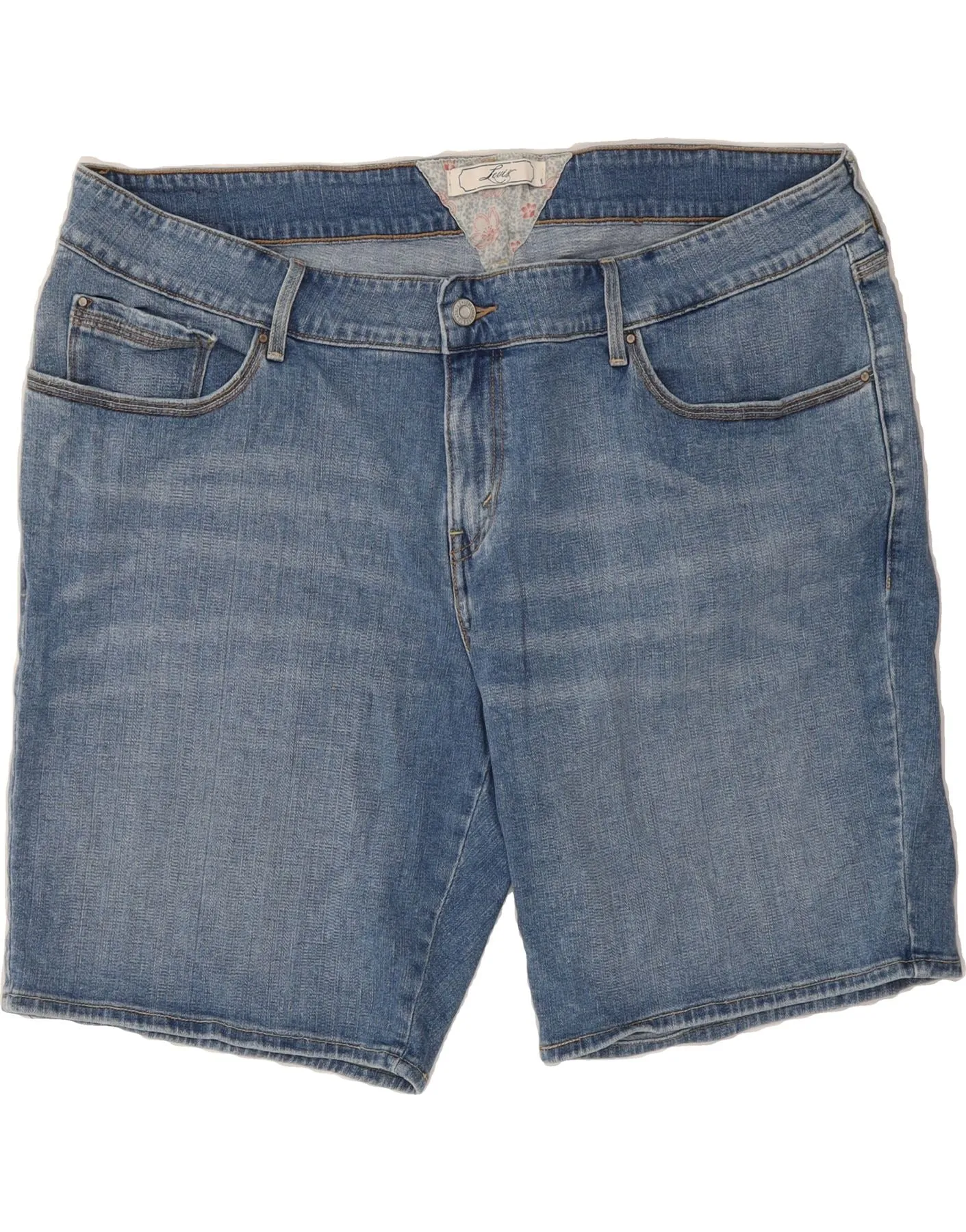 LEVI'S Womens Denim Shorts W22 2XS Blue Cotton Breathable fabric Practical Wear