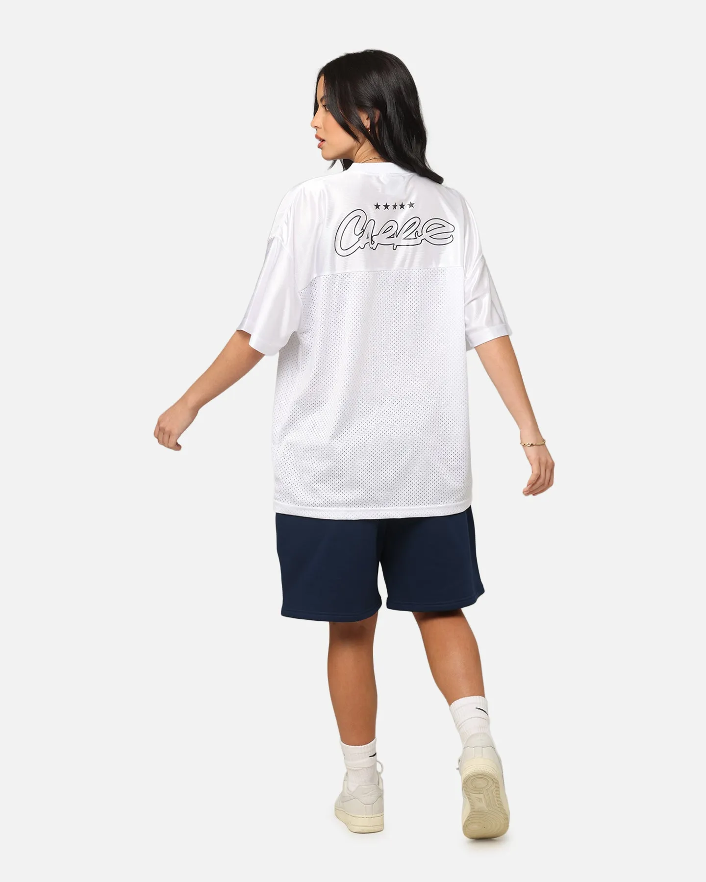Pre Shrunk Cotton Carre Nova Sports T-Shirt White