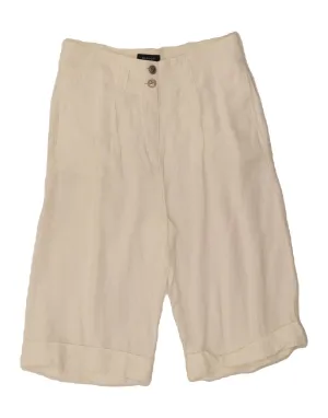 Movement Flex GANT Womens Bermuda Chino Shorts UK 8 Small W27  White Linen