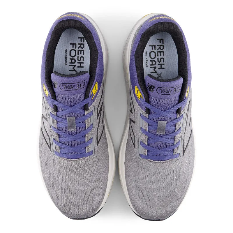 Fresh Foam X 860v14 - Slate Grey with Dream State and Ginger Lemon - Men's semi - custom - fit shoes Enhanced Traction Grip