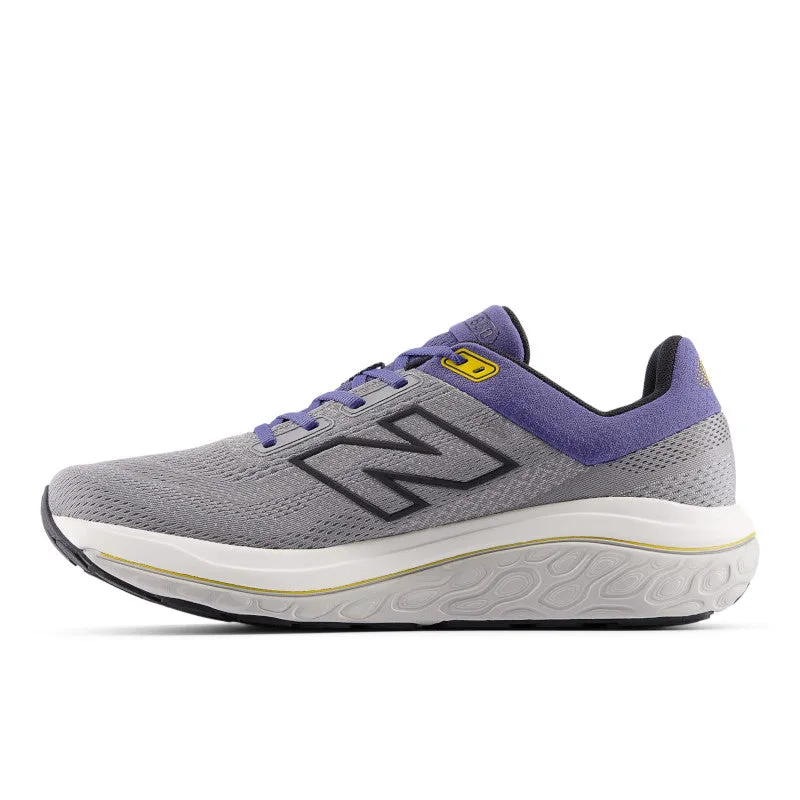 Fresh Foam X 860v14 - Slate Grey with Dream State and Ginger Lemon - Men's adjustable shoes cross - training