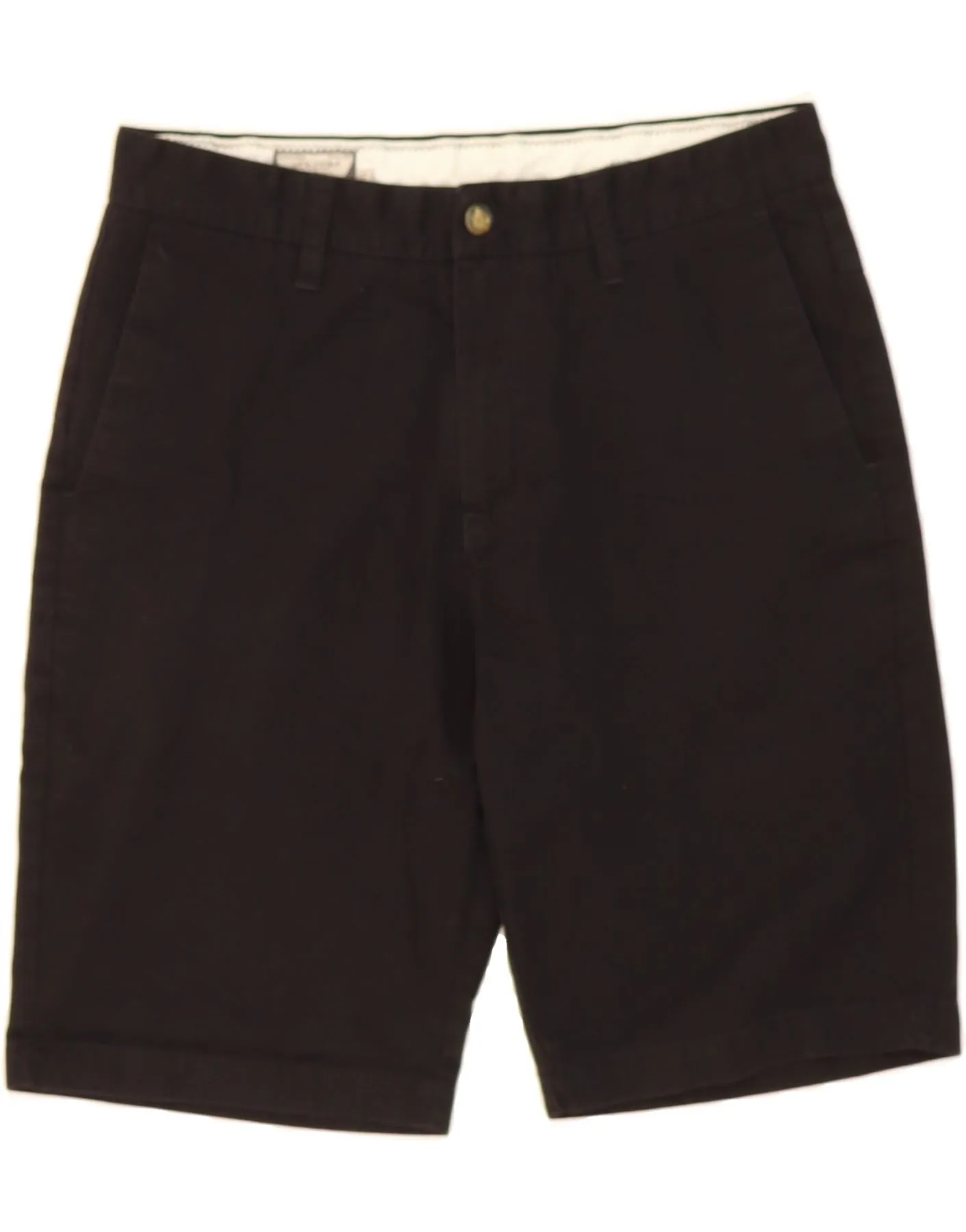 Handmade Sporty Vibe VOLCOM Womens Chino Shorts W30 Medium Black Cotton