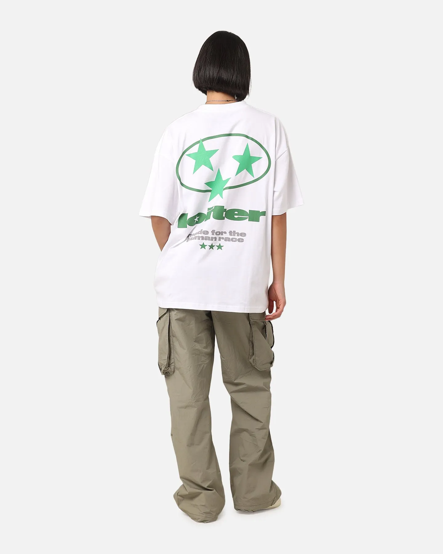 Picnic Cozy and Comfortable Loiter Star Child T-Shirt White