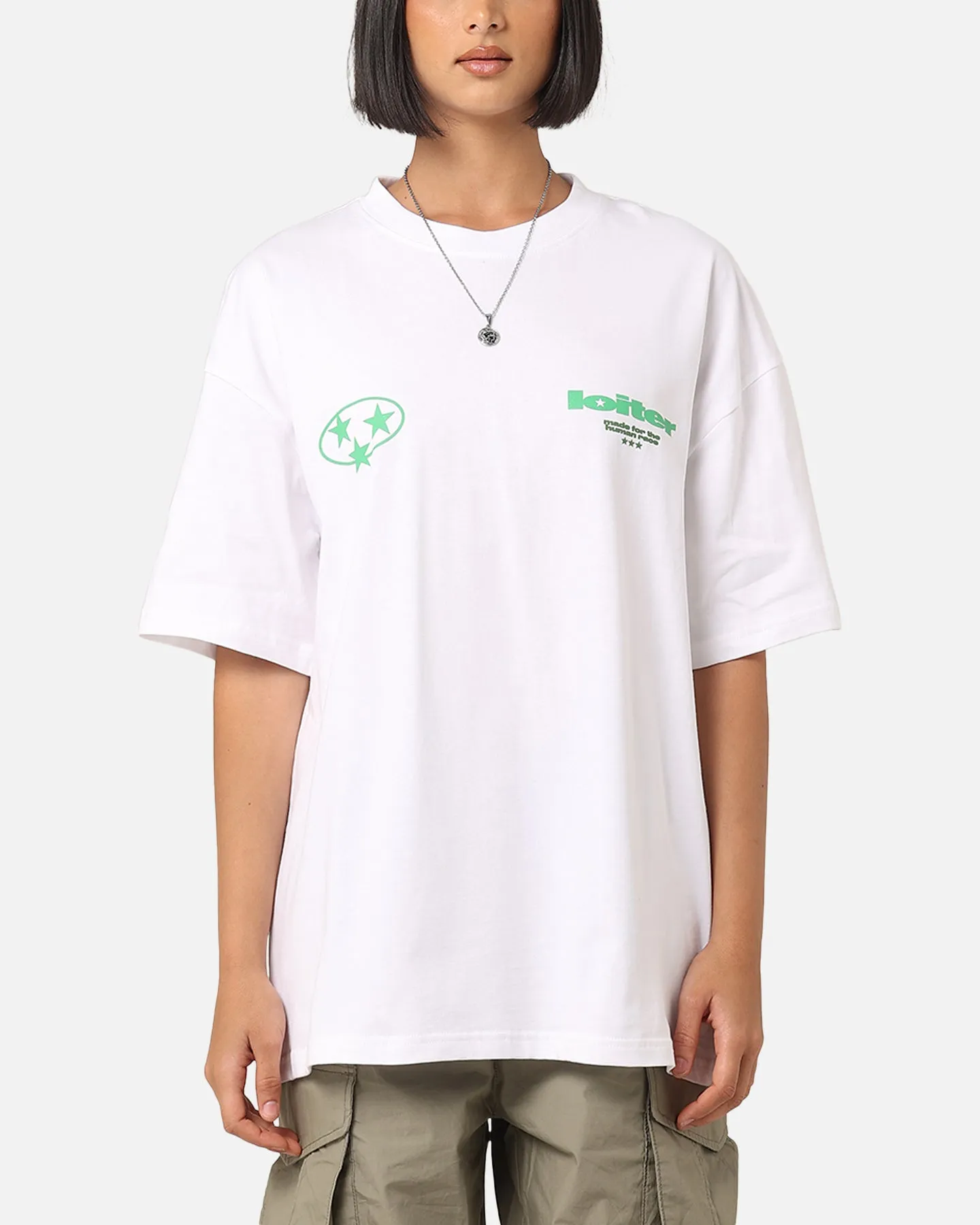 Fashion Ready Loiter Star Child T-Shirt White