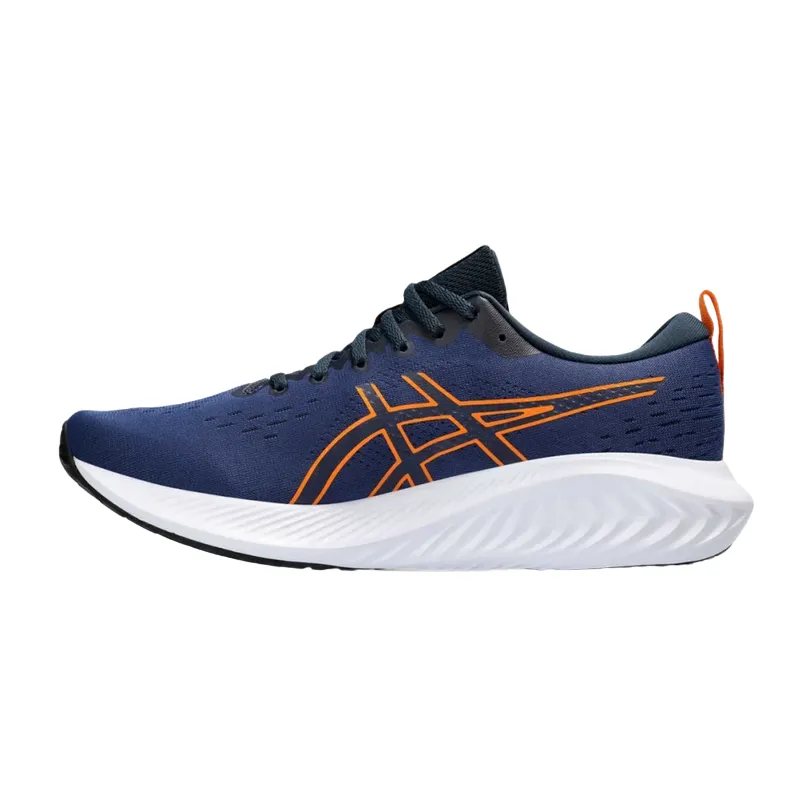 Asics scarpa da corsa da uomo Gel-Excite 10 1011B600-401 blu-arancio wide - fit
