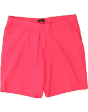LEE Womens Riders Chino Shorts US 22 3XL W40 Pink Cotton Comfy Waist overalls