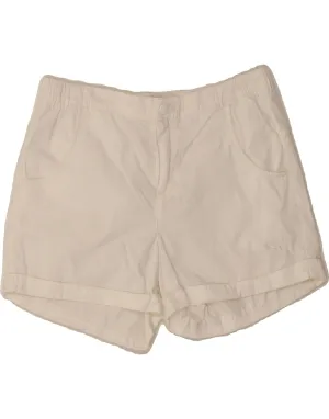 PUMA Womens Casual Shorts Medium W28 White Cotton Urban Flex Foldable style