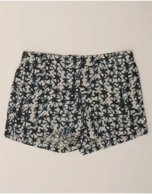 J. CREW Womens Chino Shorts US 6 Medium W32 Blue Tie Dye Linen CompactPackable Performance Stretch