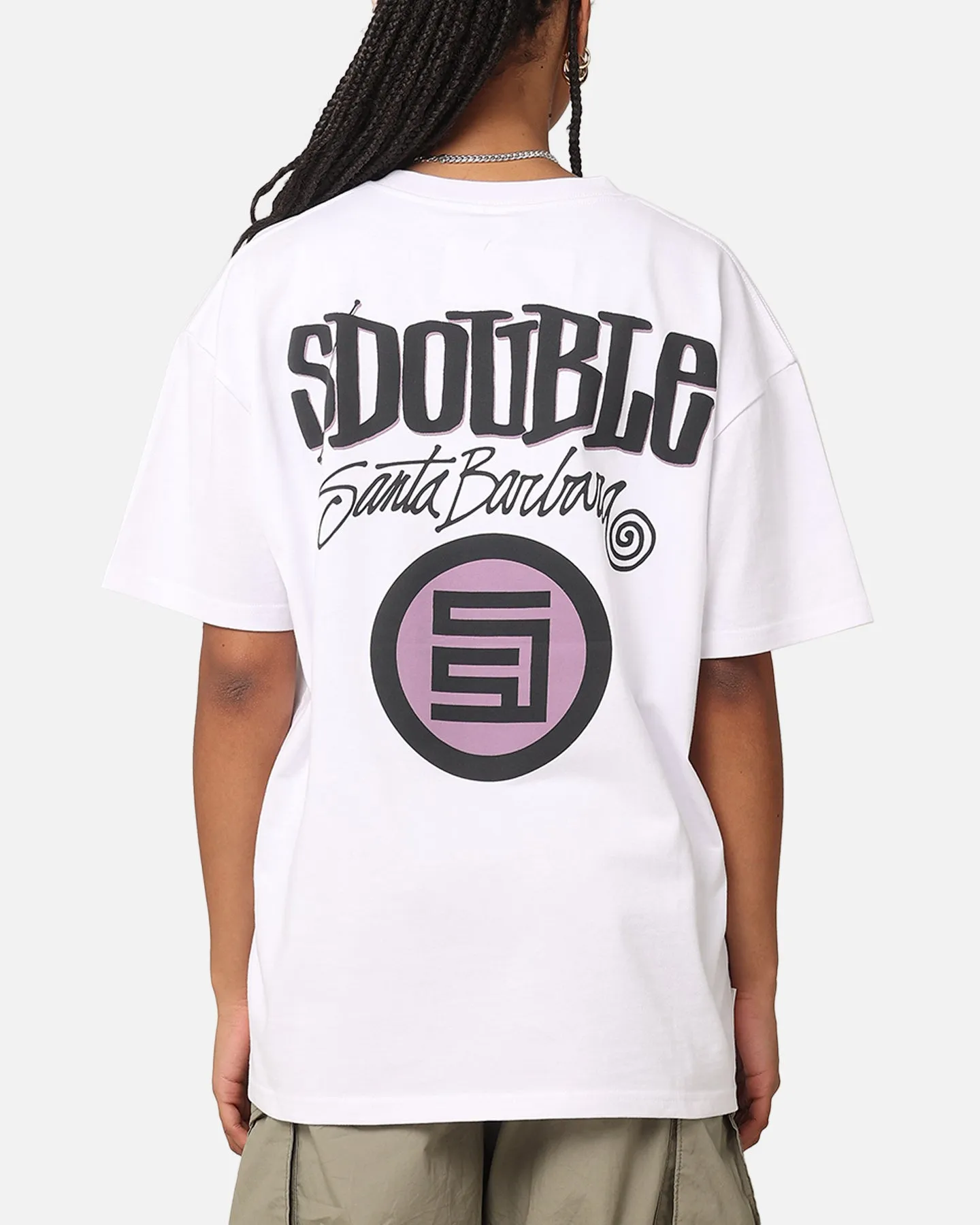 S Double Combo Platter T-Shirt Washed White Outdoor Smart