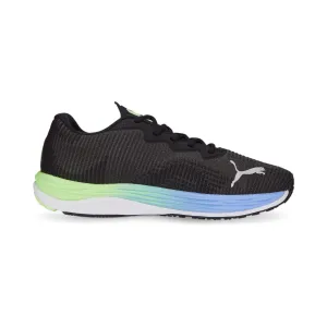 Puma scarpa da corsa da uomo Velocity Nitro Fade 378526 01 nero viola elettrico argento Responsive Forefoot Flex