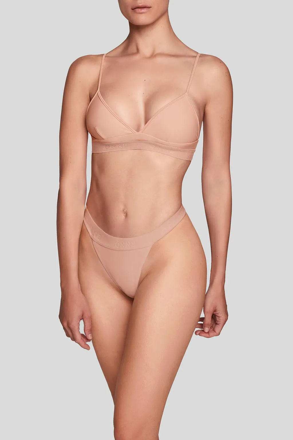 Beonne Slim Bottom Plain Coastal-Charm Tumblr Control Support
