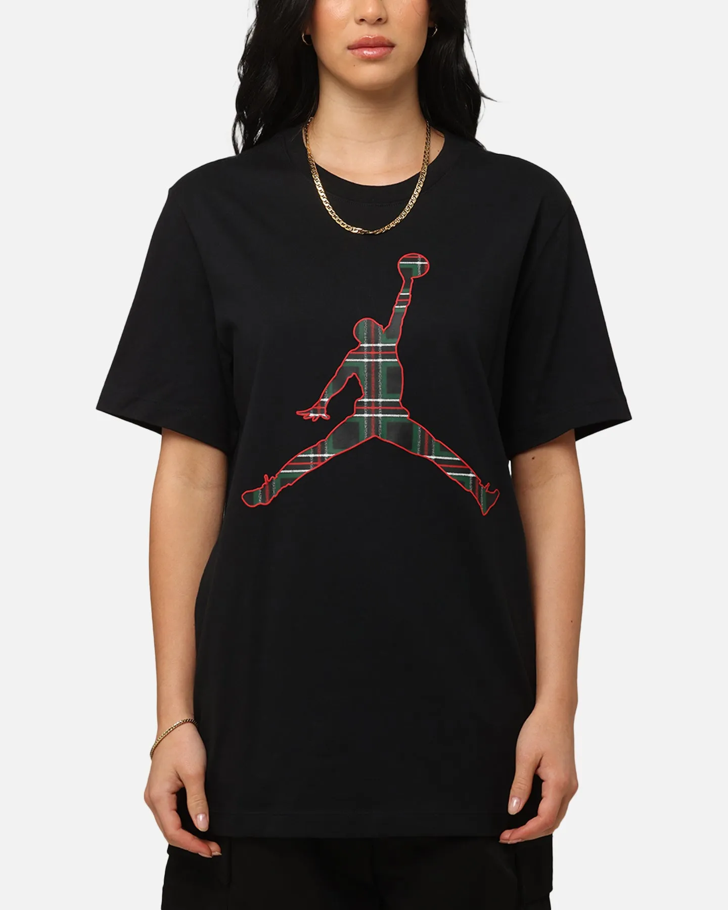 Light Wear Comfort Wearable Jordan Flight Essentials Holiday Crewneck T-Shirt Black