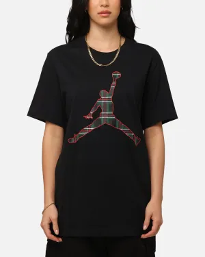 Light Wear Comfort Wearable Jordan Flight Essentials Holiday Crewneck T-Shirt Black