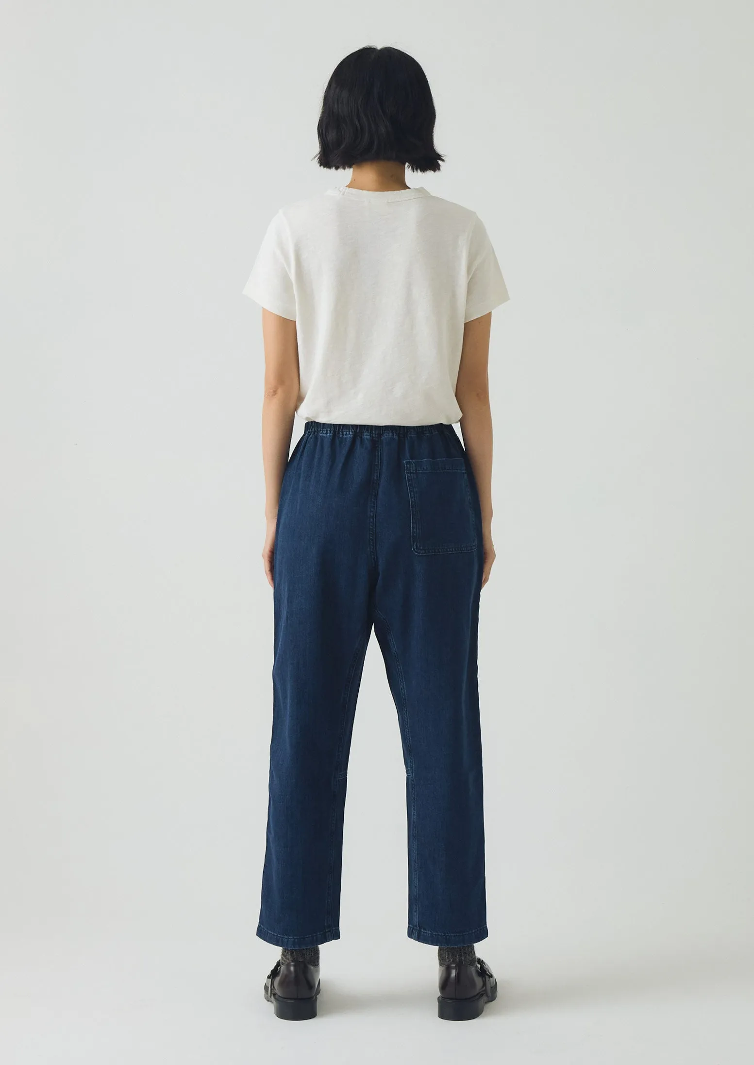 Suki Panelled Denim Pants | Indigo All Day Comfort Fit Simple Fit