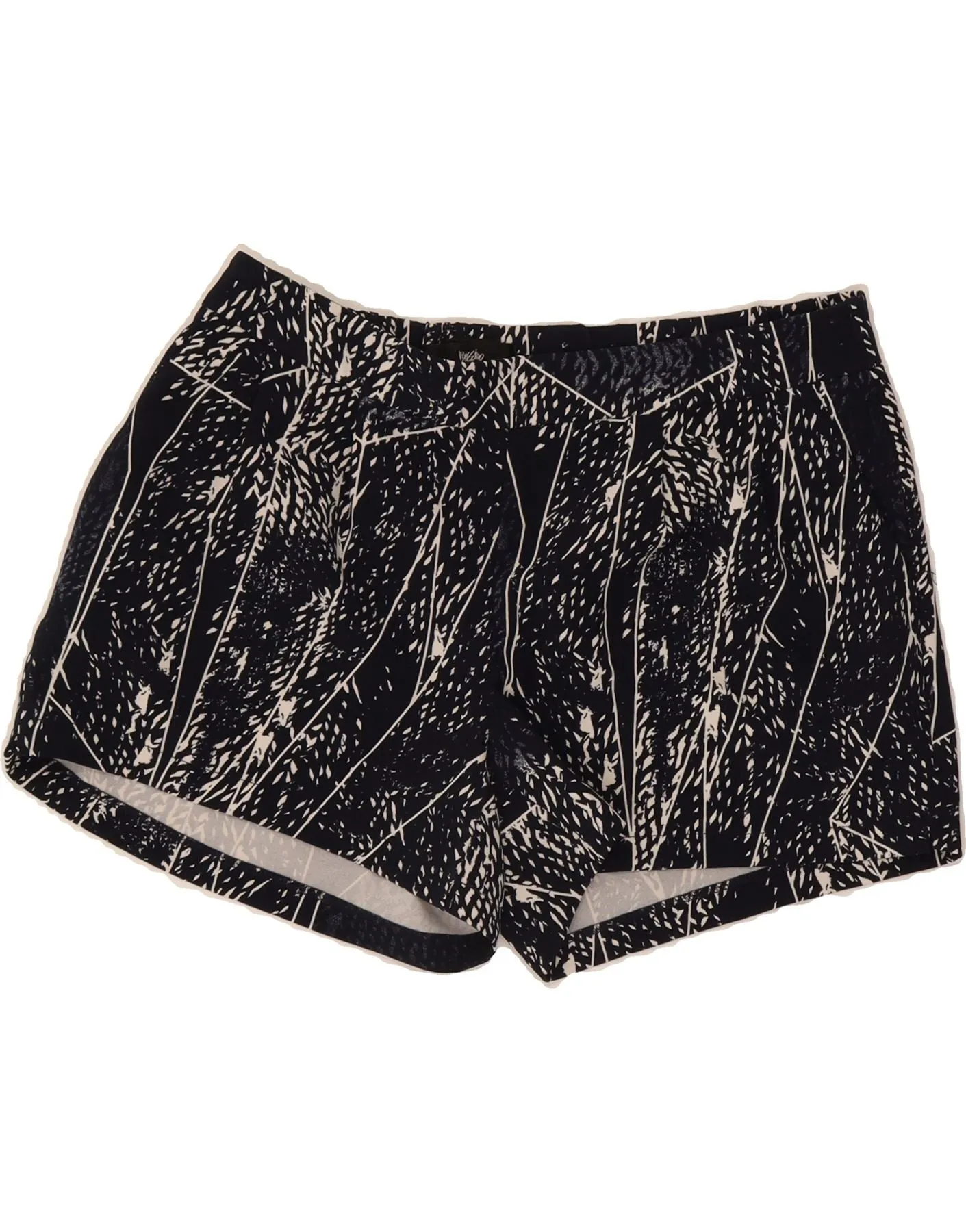 swim trunks overalls MOSSIMO Womens Abstract Pattern Chino Shorts Medium W30  Black Polyester