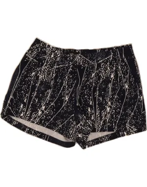 swim trunks overalls MOSSIMO Womens Abstract Pattern Chino Shorts Medium W30  Black Polyester