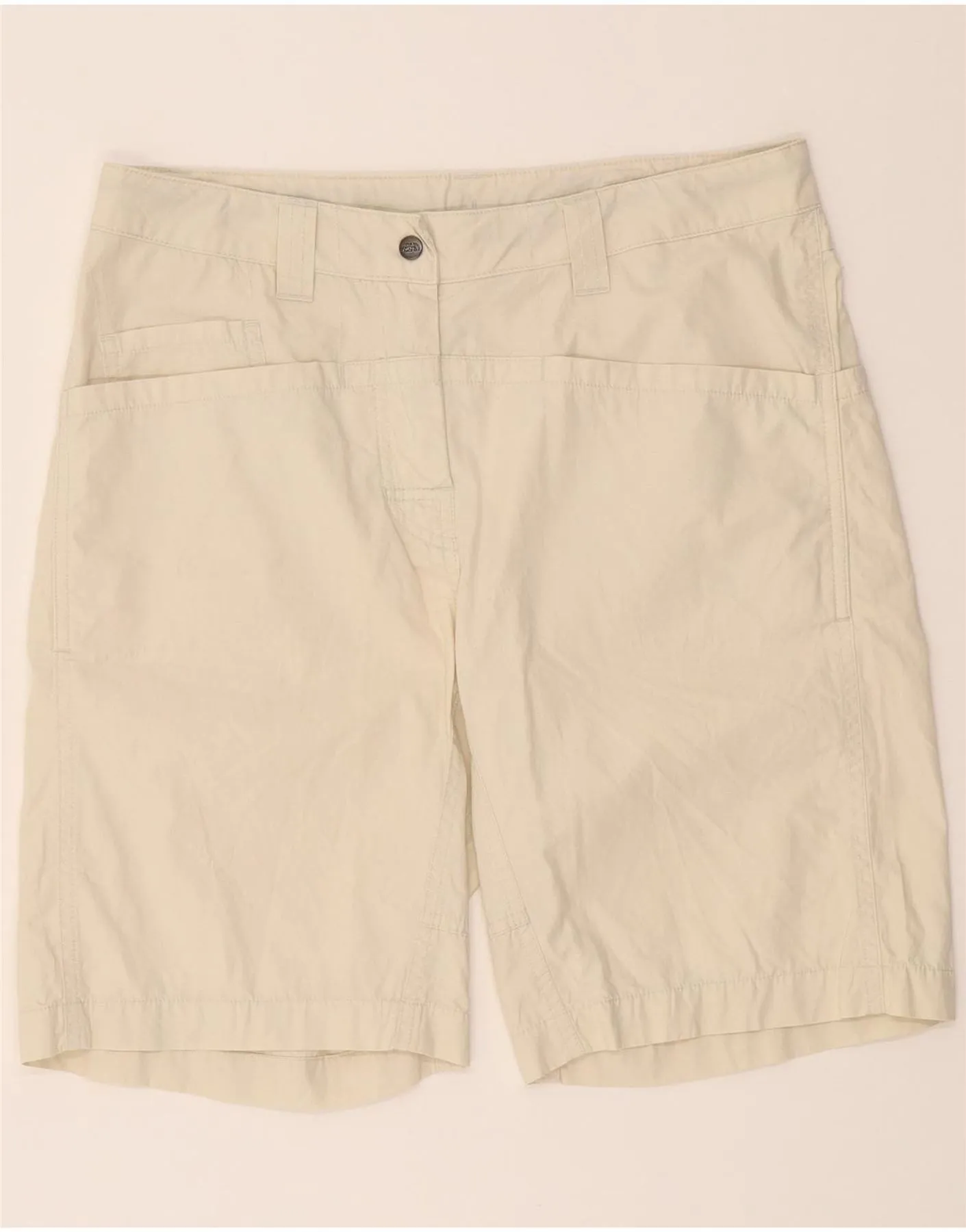 agriculture industry Multi Pocket Design THE NORTH FACE Womens Casual Shorts US 8 Medium W32 Off White Cotton