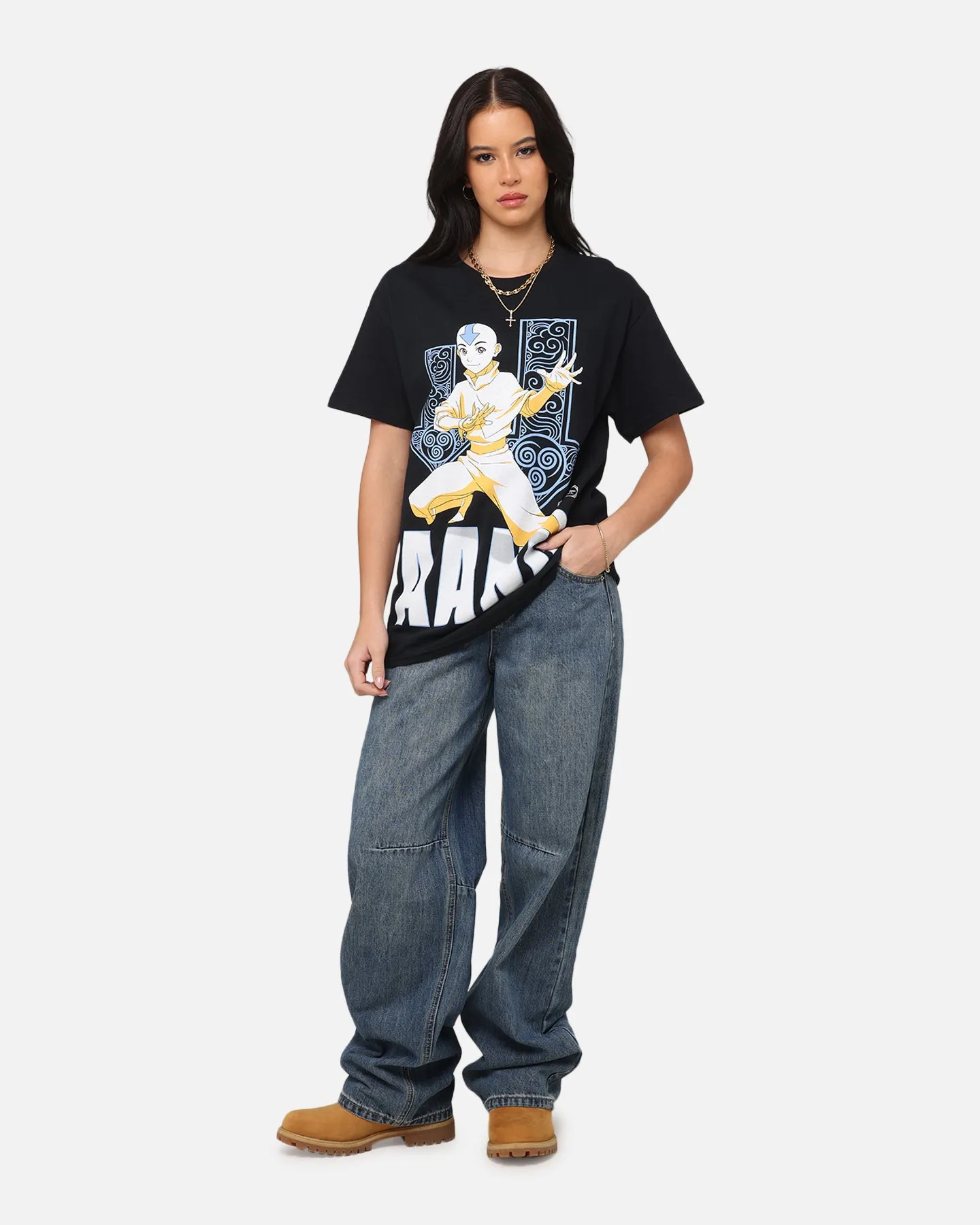 Goat Crew X Avatar: The Last Airbender Aang Arrows T-Shirt Black Layered Look