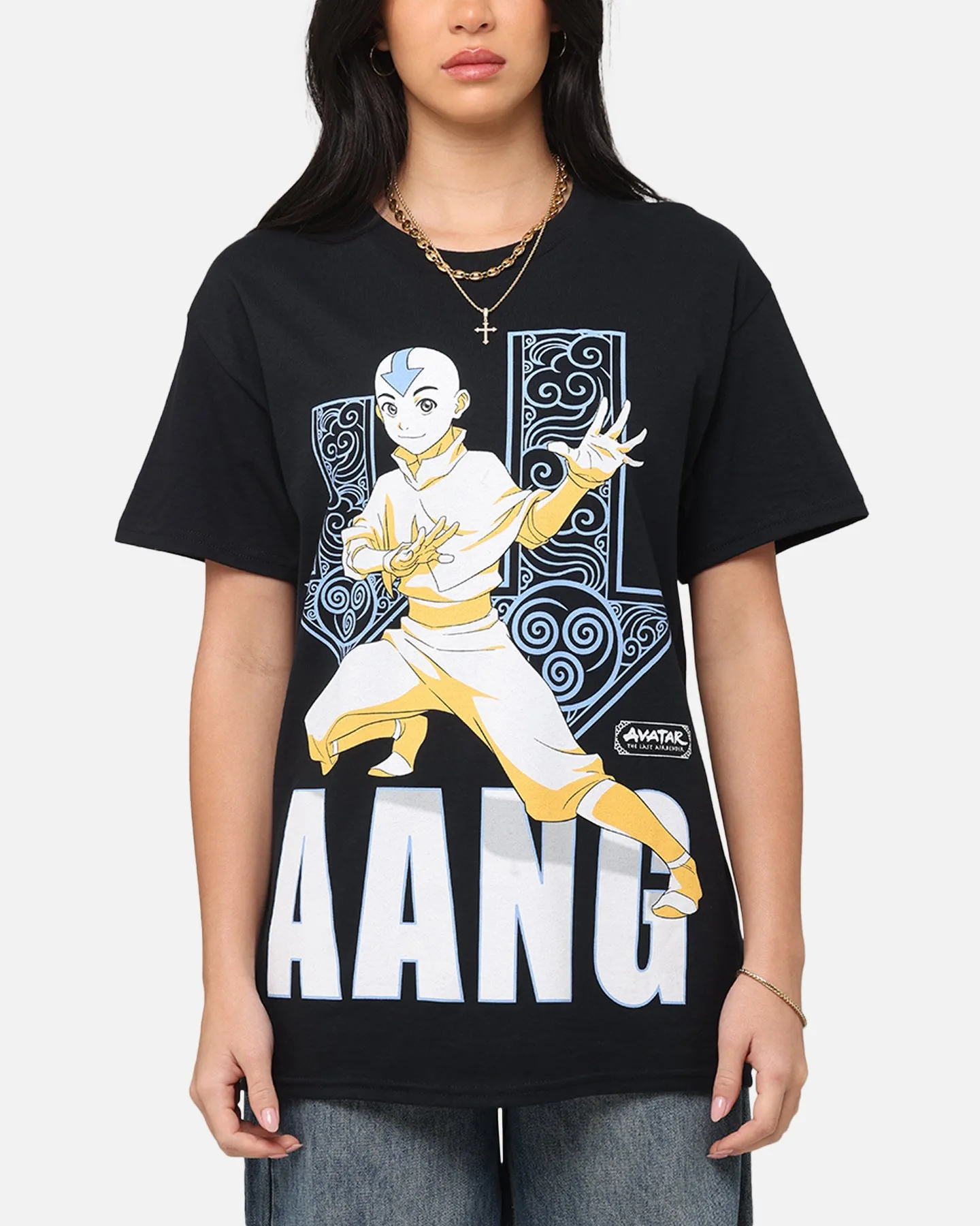 Goat Crew X Avatar: The Last Airbender Aang Arrows T-Shirt Black Effortless Comfort Wear Sporty essentials