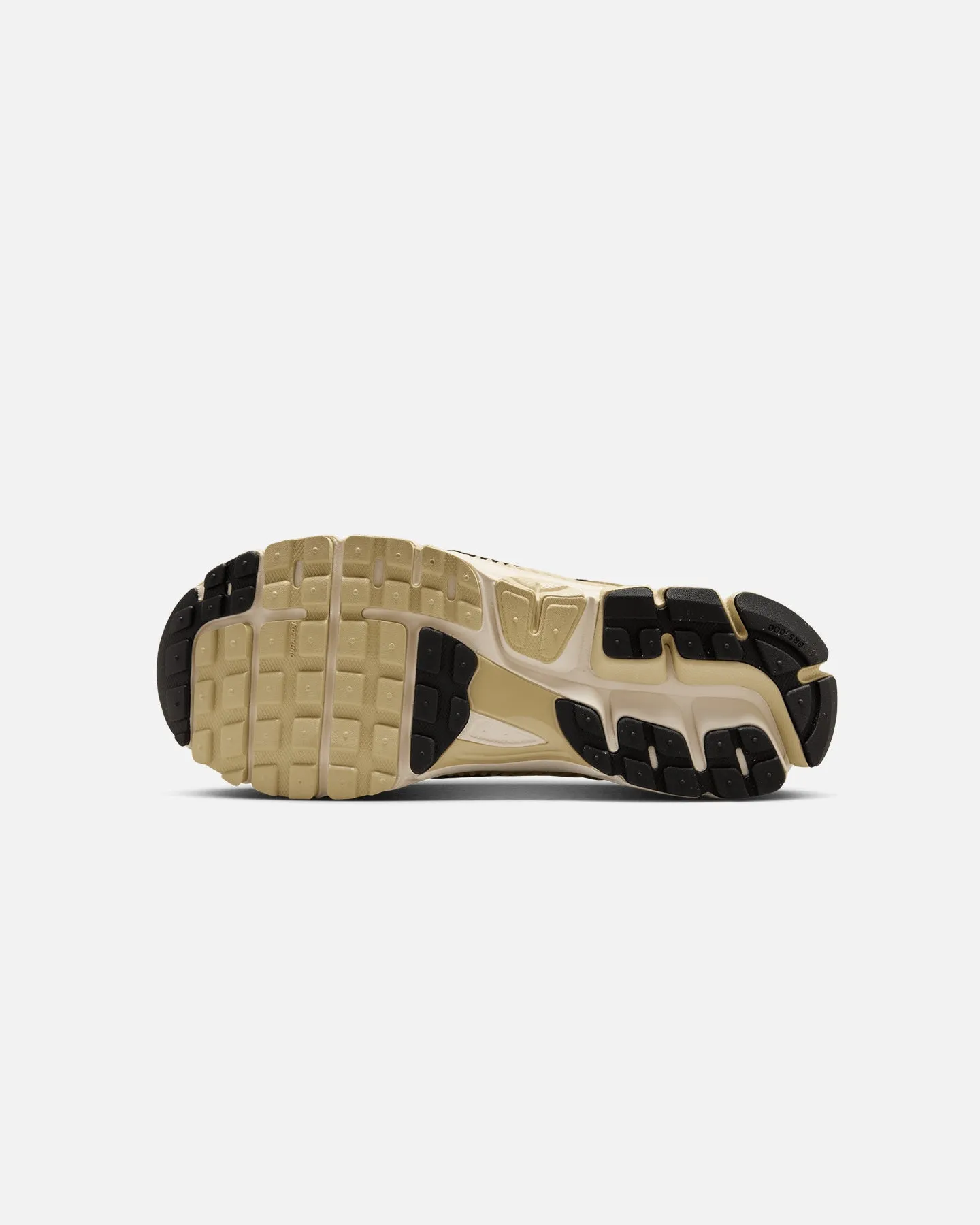Anatomical Contour Design Gloss Finish Nike Women's Zoom Vomero 5 Team Gold/Soft Pearl
