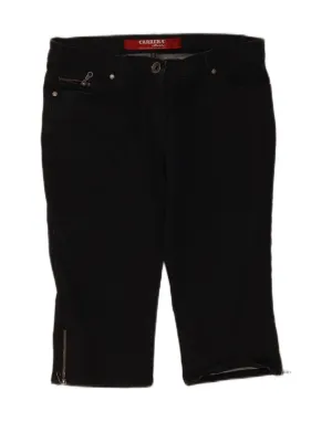 CARRERA Womens VERONA Denim Shorts W31 Medium Black Cotton Summer Fun