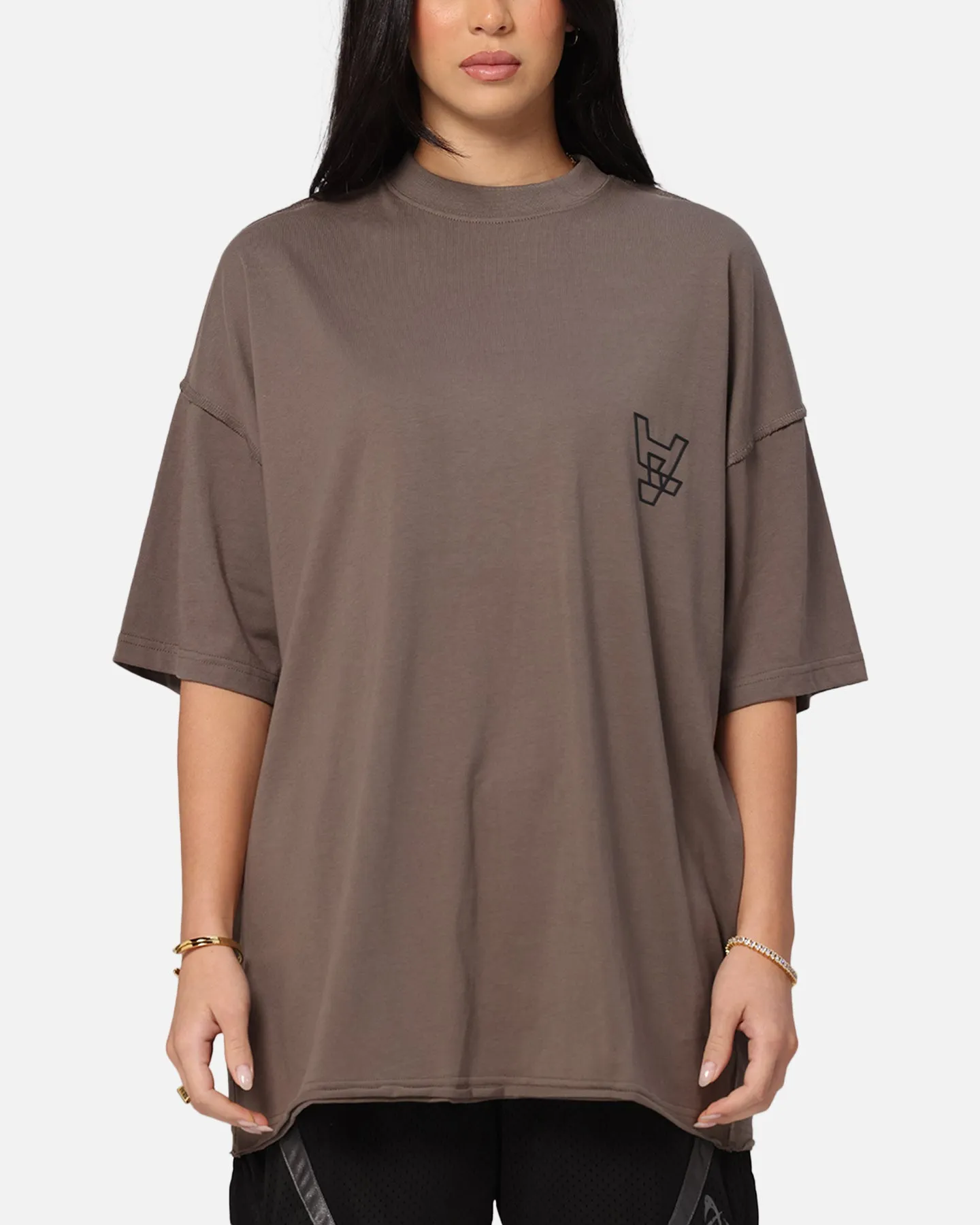 The Anti Order XY Aesthetic Non Seam T-Shirt Vintage Brown Modern Style