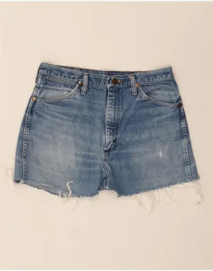 Easy Layer WRANGLER Womens Denim Shorts W30 Medium Blue