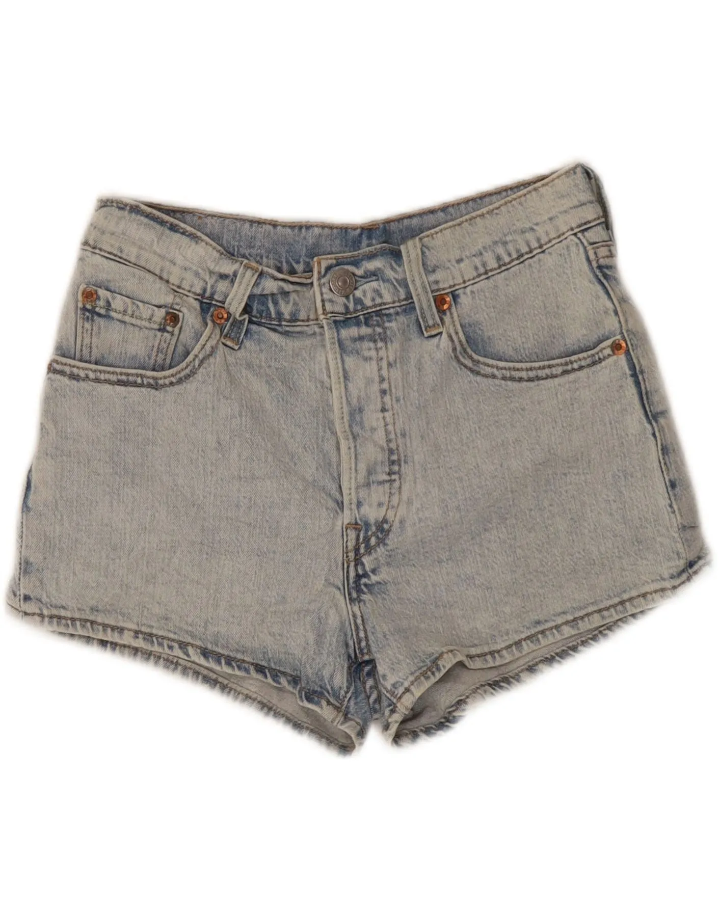 Recycled Polyester Comfort Movement Womens Denim Shorts W25 XS