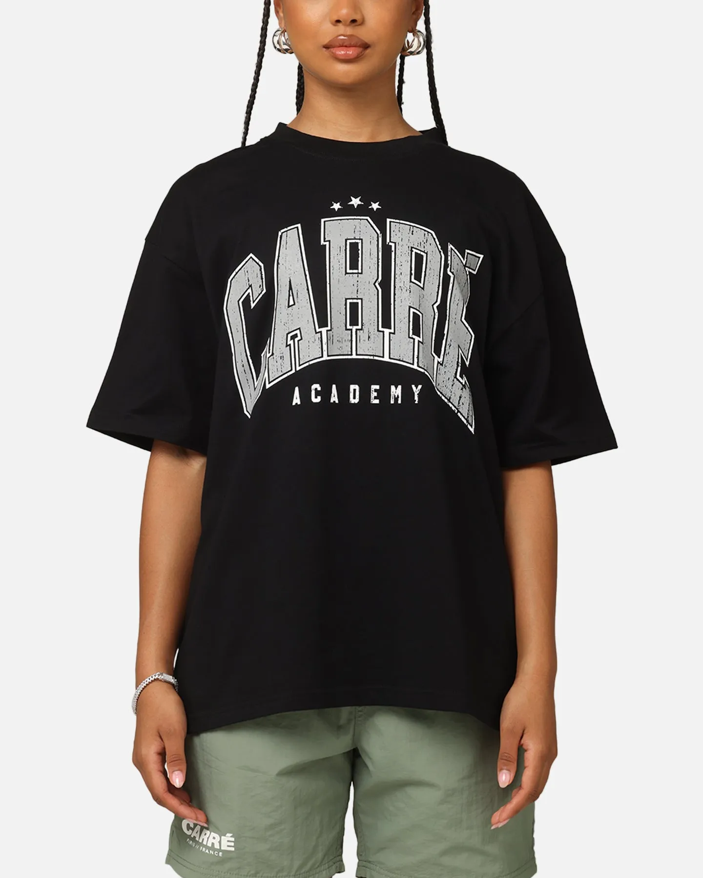 Carre Institute T-Shirt Black Pocket Reinforcement Lightweight Weave